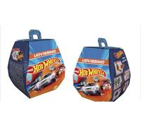Hot Wheels Oeuf - Coffret Cadeau de Pâques avec Lanceur et Véhicule Jeux Race & Couleur Mini Basket, Raquettes et Sticker, Jouet pour Enfants 3, JTC26
