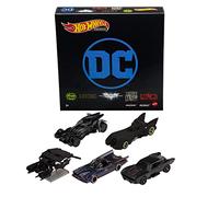 Hot Wheels Pack 5 véhicules Premium avec 5 Batmobiles Emblématiques dans Un Emballage Haut de Gamme, à Collectionner, Jouet Enfant, Dès 3 Ans, GRM17