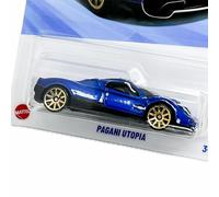 Hot Wheels - Pagani Utopia - Peak Persuit 4/10 - JBB38 - Carte courte - Bleu métallisé - Mattel 2025-1:64