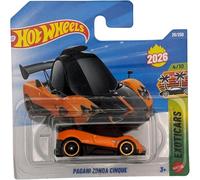 Hot Wheels - Pagani Zonda Cinque - Exoticars 4/10 - JJK75 - Short Card - Version Tooned - Comic Style - Mattel 2026 (26/250) - 1:64