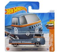 Hot Wheels - Pickup Volkswagen T2 - HW Hot Trucks 1/10 - HTC28 - Carte courte - Service client VW - Rapide à installer - Mattel 2024