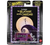 Hot Wheels Pop Culture Citroën Type H Échelle 1:64 en métal moulé sous pression Modèle avec caoutchouc Real Riders