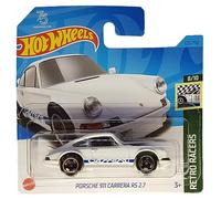 Hot Wheels Porsche 911 Carrera RS 2.7 - Retro Racers 8/10 - HKG42 - Carte courte - Blanc - Mattel 2023