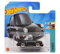 Hot Wheels Porsche 911 Turbo 3.6 [964] - Tooned 5/5 - HKG69 - Carte courte - Noir métallisé - Mattel 2023