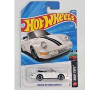 Hot Wheels Porsche 911 Turbo Cabriolet [Blanc] Drop Tops 3/5, 52/250, échelle 1:64