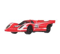 Hot Wheels Porsche 917K Voiture Premium Car Culture à collectionner, modèle en métal à l’échelle 1/64, véhicule Circuit Legends avec pneus Real Riders, JBK63