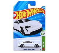 Hot Wheels Porsche Taycan Turbo S [Blanc] HW EV 3/10, 34/250, échelle 1:64