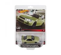 Hot Wheels Premium 1:43rd Nissan Skyline Gt-R (Bnr34) V Spec With Nismo Parts Vehicle