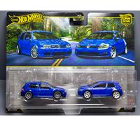 Hot Wheels Premium 2-pack 2004 Volkswagen Golf R32 - MK7 (CT12)