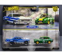 Hot Wheels Premium 2-pack ’64 Ford galaxie 500 - '67 Anglia racer (CT12)