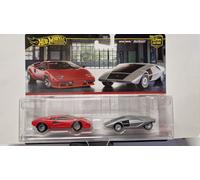Hot Wheels Premium 2-pack Mix R Lamborghini Countach LP5000 QV Lancia (CT12)