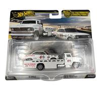 Hot Wheels Premium - '61 Impala & Horizon Hauler - Car Culture - JHX88 - FLF56 - Team Transport #87 - Blanc - Modèle sous licence officielle - Mattel 2025-1:64