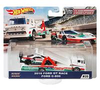HOT WHEELS Premium CAR Culture Team Transport H 1/64 Scale 2016 Ford GT Race for C-800 Model Set #20