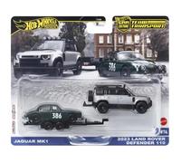 Hot Wheels - Premium Car Culture Team Transport - Jaguar MK1 (Land Rover Defender 110 2023) /Jouets