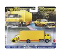 Toys Hot Wheels - Premium Car Culture Team Transport - 1972 Toyota Coro Toy NEUF