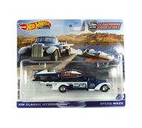 Hot Wheels Premium Car Team Transport Speed Boat With Spedwaze