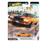 Hot Wheels Voiture 1970 Dodge Challenter R/T – en métal Premium 1/64 – Fast & Furious