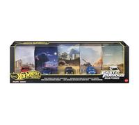 Hot Wheels Premium Fast & Furious Coffret 5 voitures en métal