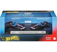 Hot Wheels Premium Formula 1 BWT Alpine Team Pack de 2 | Lot de 2 voitures de course F1 à l’échelle 1:64 n°10 Pierre Gasly & n°43 Franco Colapinto, JMM96