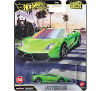Hot Wheels - Premium - Lamborghini Gallardo LP 570-4 Superleggera - JHW33 - GJT68 - Boulevard Rider 1/48 - Carte Premium - Real Riders - Vert - Modèle sous licence officielle - Mattel 2026-1:64
