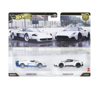 Hot Wheels Premium 2-pack Maserati MC12 & MC20 (CT12)