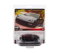 Hot Wheels Voiture 1:43 Porsche Taycan Turbo S Cross Turismo Métal, pneus Real Riders HWT10