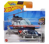 Hot Wheels - Propper Chopper - HW Metro 6/10 - HTD69 - Carte courte - HW Sky News Helicopter - Netflix Lets Race - Mattel 2024 - 1:64