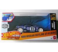 Hot Wheels Pull-Back Speeders 1:43 Nissan Skyline GT-R Typ R34 1999 JCM01