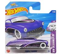 Hot Wheels - Purple Passion - HW Designed by 1/5 - HYW63 - Carte courte - Nitflex Let's Race - Violet métallisé - Mattel 2025-1:64