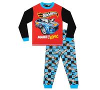 Hot Wheels Pyjamas pour Garçons, Pyjamas Cars pour Enfants, Manches Longues Garçons, Multicolore 5-6 Years