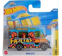 Hot Wheels Quick Bite - Fast Foodie 3/5 - HYY84 - Carte courte - Foodtruck - Fuego Fajitas - Netflix Let's Race - Mattel 2025-1:64