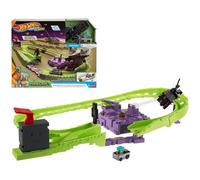 Hot Wheels Racer Verse Racerverse-Coffret Piste Minecraft Avec Steve En Armure