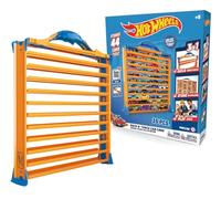 Hot Wheels Rack N' Track Cars & Toys Organizer Storage with 44 Compartments - Improved - Toy Display Case, Multi-Coloured, Cars are Not Included.
