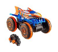 Hot Wheels Véhicule radiocommandé Tiger Shark Escaladeur 3 modes (course, escalade, cascades) JFR39