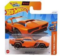 Hot Wheels Ravenger S/T - HW Track Champs 5/5 - HRY81 - Carte courte - Netflix Let's Race - Mattel 2024 - 1:64