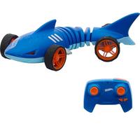 Hot Wheels - Véhicule télécommandé Shark Speeder 1:15 - Se plie, tourne, glisse, lumières & sons