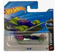 Hot Wheels - RD-06 - X-Racers 1/5 - JJH84 - Carte courte - Véhicule de course futuriste en violet et vert - Modèle fantaisie - Mattel 2026-1:64
