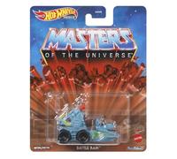 Hot Wheels Retro Entertainment Masters of The Universe Battle Ram Vehicle, 1:64 Scale Vehicle from Blockbuster Movies, TV, & Video Games, Iconic Replicas for Play or Display, Gift for Collectors