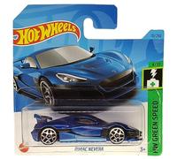 Hot Wheels - Rimac Nevera - HW Green Speed 4/10 - HKG36 - Carte courte - Bleu foncé métallisé - Mattel 2023