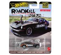 Hot Wheels Voiture miniature ROADKILL ROTSUN '71 DATSUN 240Z Échelle 1:64 7 cm POP CULTURE HKC37