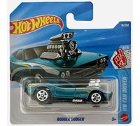 Hot Wheels Rodger Dodger - HW Fan Driven 2/5 - JJH94 - Carte courte - Voiture musculaire turquoise à l'échelle 1:64 - Mattel 2026