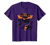 Hot Wheels - Rodger Dodger Racing T-Shirt, Enfant, Violet, 2 Ans