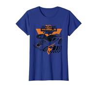 Hot Wheels - Rodger Dodger Racing T-Shirt, Femme, Bleu Royal, 3XL