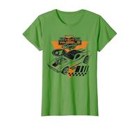 Hot Wheels - Rodger Dodger Racing T-Shirt, Femme, Herbe, XXL