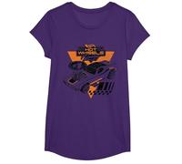 Hot Wheels - Rodger Dodger Racing T-Shirt, Fille, Violet, XS