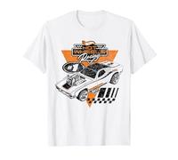 Hot Wheels - Rodger Dodger Racing T-Shirt, Homme, Blanc, S