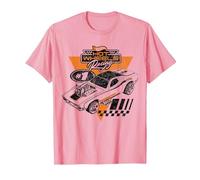 Hot Wheels - Rodger Dodger Racing T-Shirt, Homme, Rose, 3XL