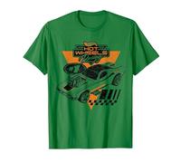 Hot Wheels - Rodger Dodger Racing T-Shirt, Homme, Vert Kelly, M