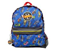 Hot Wheels Sac À Dos Enfant Aop Roxy Fermeture Éclair Bleu Multi One Siz
