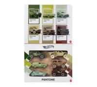 Hot Wheels - Coffret Pantone JNK94 - Voitures et van en métal moulé à l'échelle 1/64